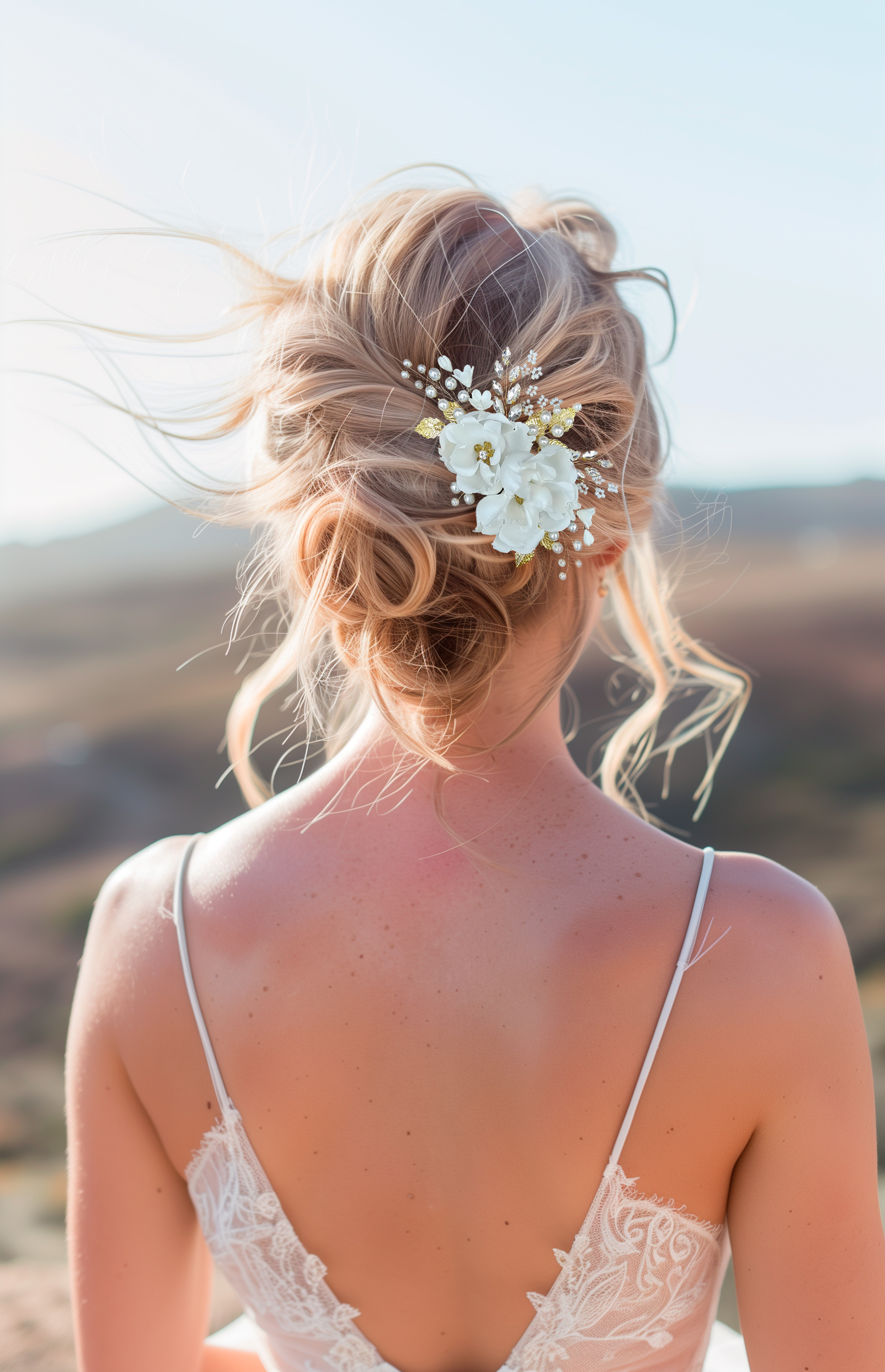 ivory-flower-weding-hair-silk-flowers